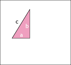 Pythagorean Theorem, annotated animated proof